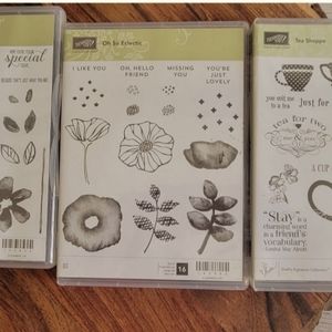 Stampin up Garden In Bloom. Oh So Eclectic and Tea Shoppe Used